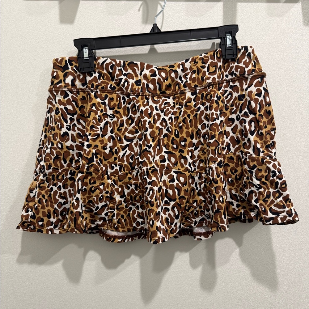 Lilly Pulitzer Brown and Black Skater Skirt